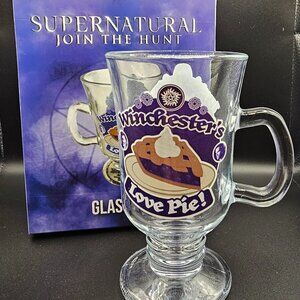 Supernatural Winchester’s Love Pie Footed Glass – CultureFly Winter 2025